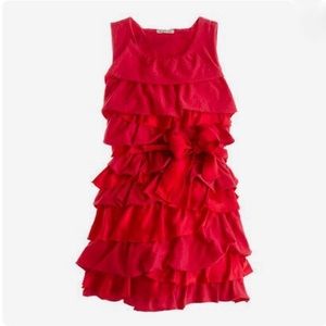 🆕 Crewcuts J. Crew Red Rosalie twisted dress
